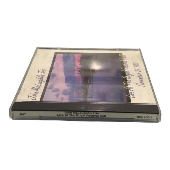 John McLaughlin Trio CD Live At The Royal Festival Hall Jazz Album 1989 JMT - Picture 5 of 10